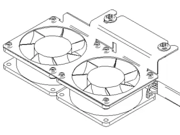 *Gebraucht* Lüfterhalter kpl. Thermoplan BW ONE 120.039