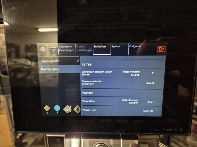 Thermoplan BW4c Kaffeevollautomat Gebrauchtgerät Bj 2021